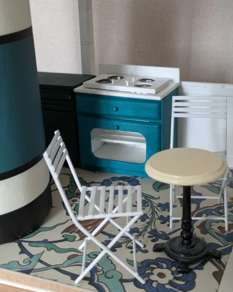 La cuisine installée